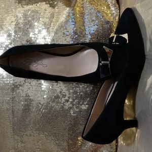 CAROLYN TUCKER SUEDE HEELS